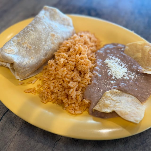 Kids - Bean & Cheese Burrito.