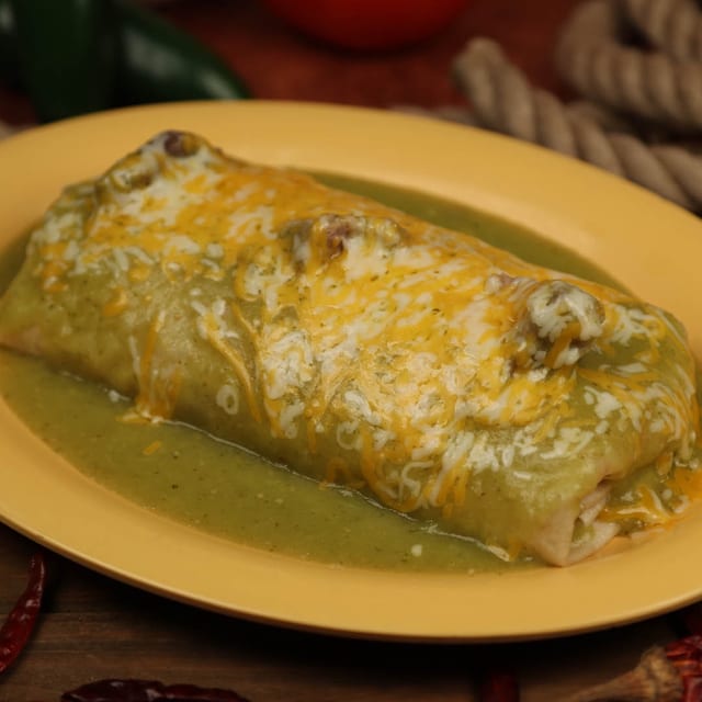 Chile Verde Burrito.
