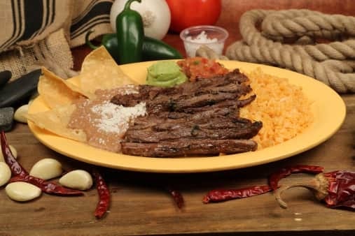 Carne Asada Plate.