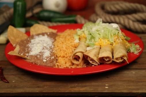 Taquitos Plate.