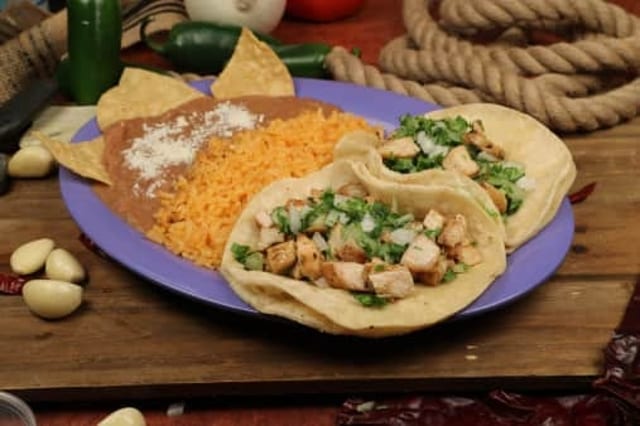 Dos Taco Plate.