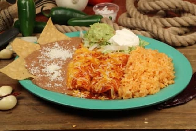 Chicken Enchiladas.