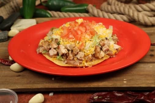 Meat Tostada.