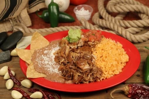 Carnitas Plate.