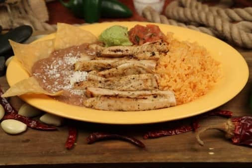 Pollo Asado Plate.