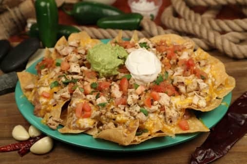 Pollo Asado Nachos.