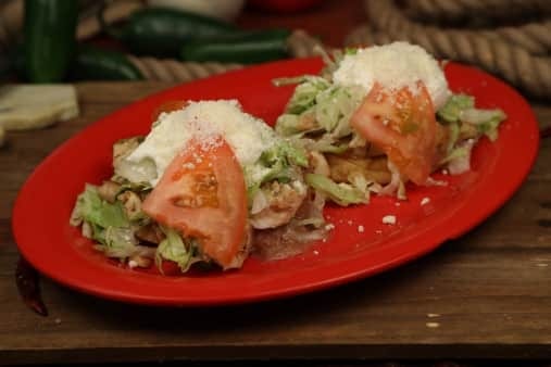Chicken Sopes.