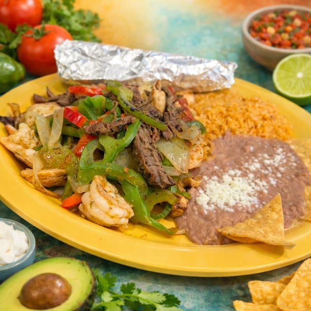 Fajita Trio Plate.